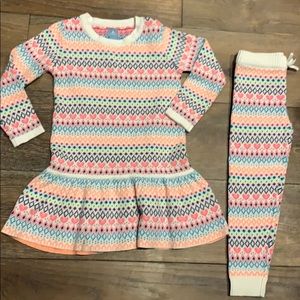 Baby Gap Sweater Dress and Matching Leggings